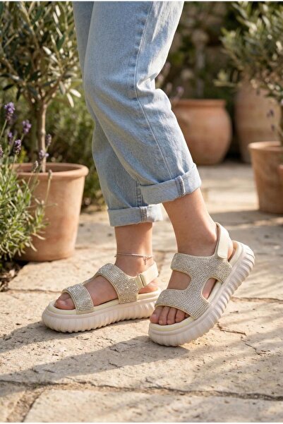 Marco Kids 846 Anatomical Girl Child Beige Stone Sandals