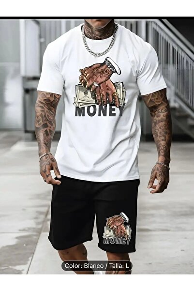 PERISENSE Unisex Sports Shorts T-Shirt Set – Oversized Summer Casual Sport Se...