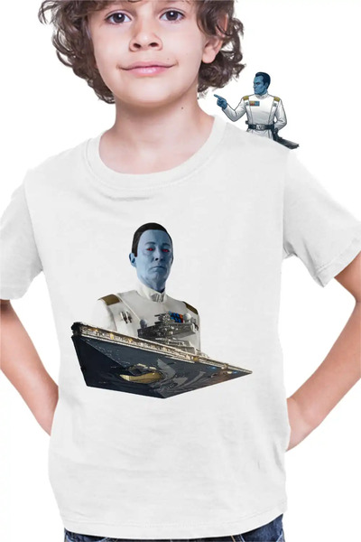 OEM Παιδικό Αγορίστικο T-shirt Thrawn Imperial Star Wars Destroyer Grand Admiral
