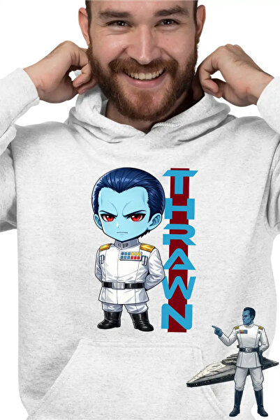 OEM Men's Hoodie Thrawn Anime Chibi Grand Admiral Star Wars