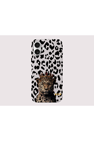 Bektas HomeOffice iPhone 17 Compatible Royal Leopard 888 Series Crowned Leopa...