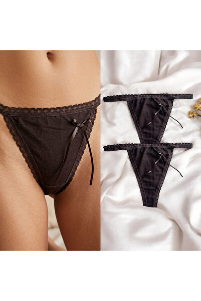 mrv women Kadın 2Li Set String Tanga