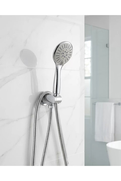 Kanonik Education Shower Head Set Spiral Hose Movable Handheld Shower Holder ...