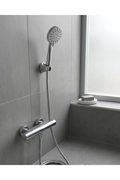 Kanonik Education Cream Shower Head Set 4-Stage Hand Shower Bathroom Set with...