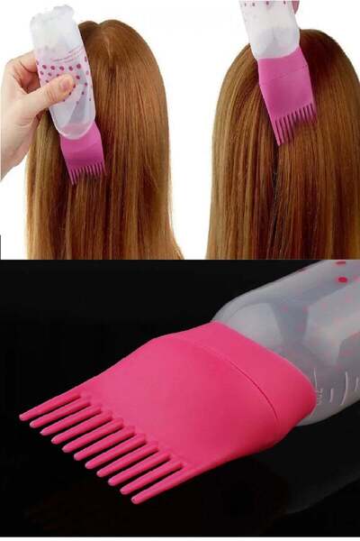 Practika 17 X 4.5 Cm Hair Coloring Applicator Comb With Oil Application Bottle