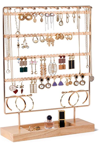 Lolalet 6 Animal Jewellery Stand, Earring Holder, 208 Holes Earring Stand, Do...