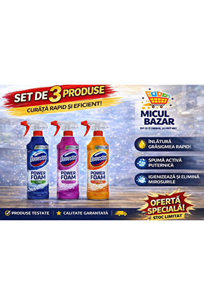 Domestos Pachet 3X Foam