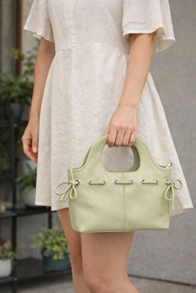 ÇANTAM GELSİN Women's Mery Büzgü Model Hand and Shoulder Bag Bag Si