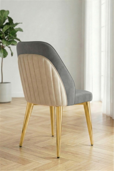 SANDERYA Nordic Serisi 1 Adet Modern Yemek Masası Sandalyesi | Lüks Tasarım M...