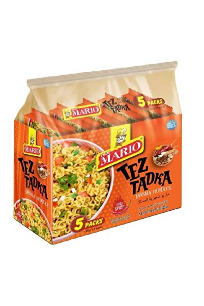 mario TEZ TADKA EXTRA SPICY MASALA NOODLES 5*85GM