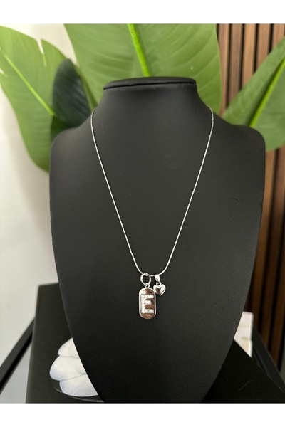 Rüya Charm Detail Letter E Pendant