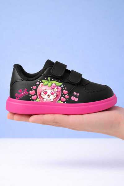 amazoondesing Çilek Love Cat animal hello με τύπωμα Αθλητικά παπούτσια για κο...