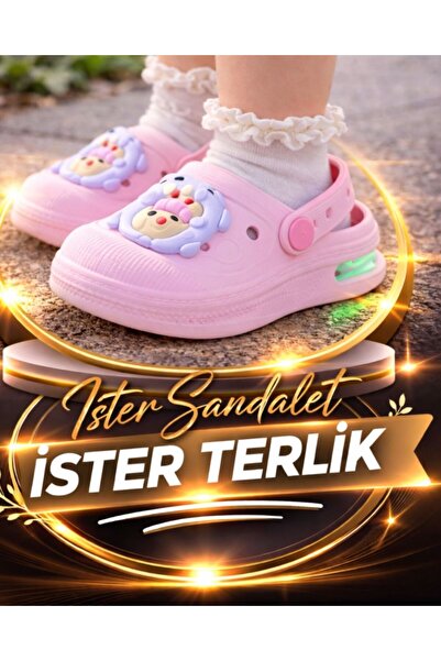 Croxer Children's Sandals and Slippers with Lighted Accessories