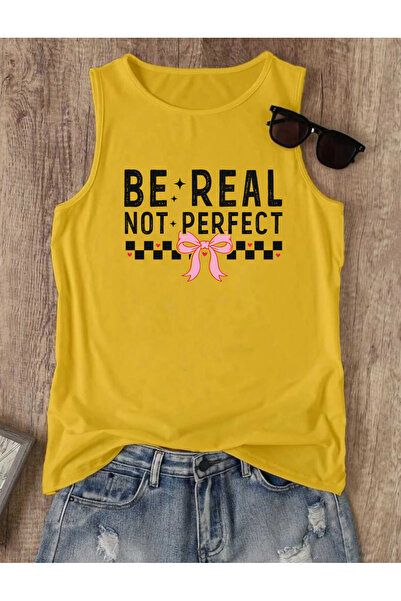 SUNFREE Slogan Ribbon Printed Women's Crew Neck Cotton Sleeveless Summer Tank...