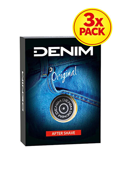 Denim 3x PACK ORIGINAL AFTER SHAVE, 100ML LF