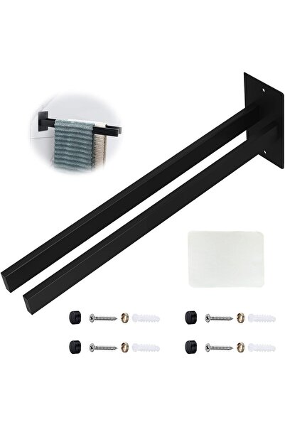 NO BRAND Suport prosop, Găurire pentru suport prosop, Suport prosop pătrat, S...