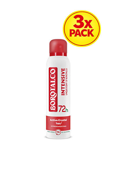 Borotalco 3x PACK Deodorant spray Intensive 150 ml