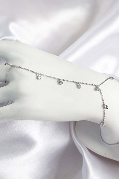 Inure Jewelry Brass Zircon Stone Hanging Model Silver Color Women's Shahmeran