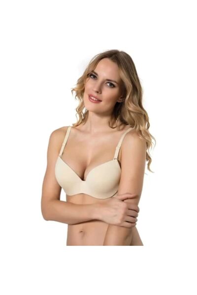 UMT Underwear Laser Cut Ghost Bra Invisible T-Shirt Bra Skin Color