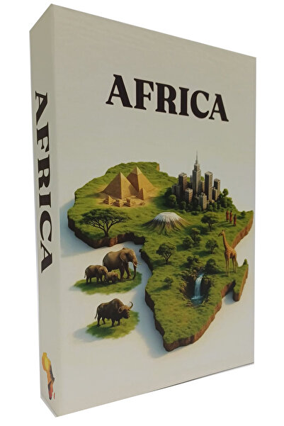 BSEYSTORE 2026 -764 CUTIE DECORATIVĂ CU CĂRȚI DIN AFRICA