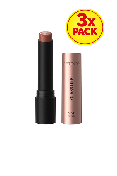 Catrice 3x PACK Glass Like Lip Gloss Stick #050-glacé Macchiato 3 G