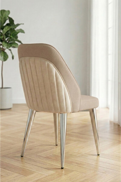 SANDERYA Nordic Serisi 1 Adet Modern Yemek Masası Sandalyesi | Lüks Tasarım M...