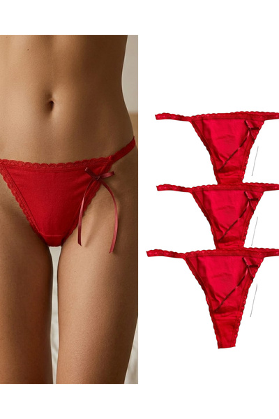 mrv women Kadın 3Lü String Tanga