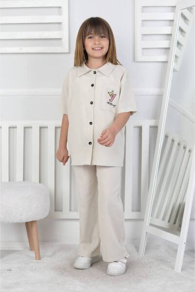 Erzani Kids Girl's Shirt, Tank Top, Pants Summer 3-Piece Combination Set