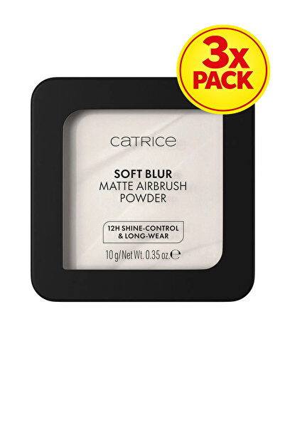 Catrice 3x PACK Soft Blur Airbrush Matting Powder #010n 10 g 10 gr