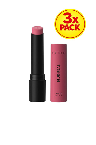 Catrice 3x PACK Blur-real Matte Lipstick #010-blur Me Baby 3 G