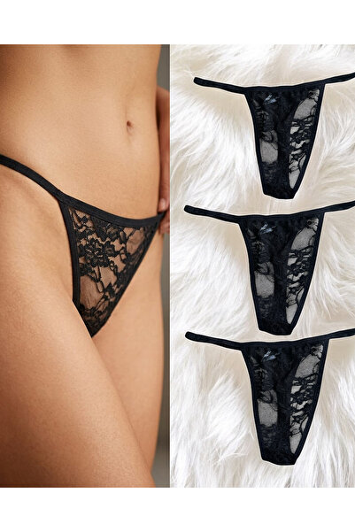 mrv women Kadın 3Lü String Tanga