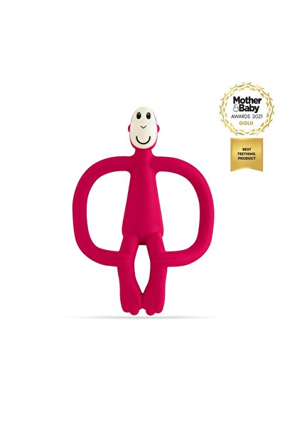 Matchstick Monkey Silikon Diş Kaşıyıcı/ Monkey (Kirmizi)