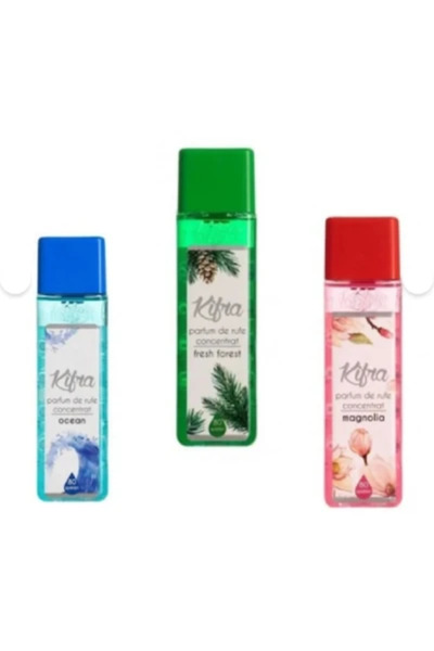 kifra Pachet parfumat pentru rufe 3 x 200 ml Ocean, Fresh Forest, Magnolia, 2...