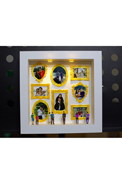 Filamentci Gold Mini Çerçeveler 8’li Ev Dekorasyonu Museum Of Us Sevgililer G...