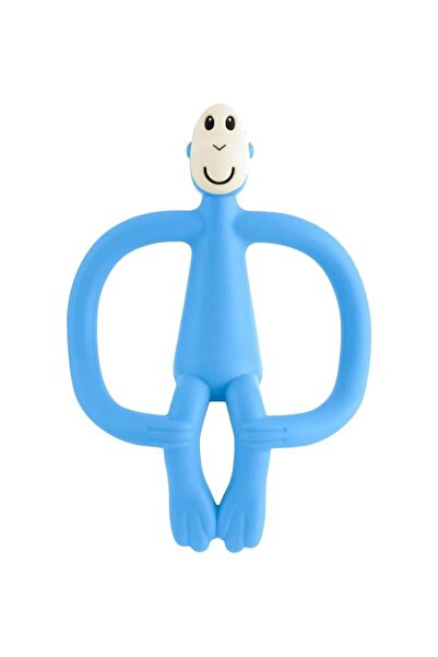 Matchstick Monkey Silicone Teether / Monkey (Baby Blue)