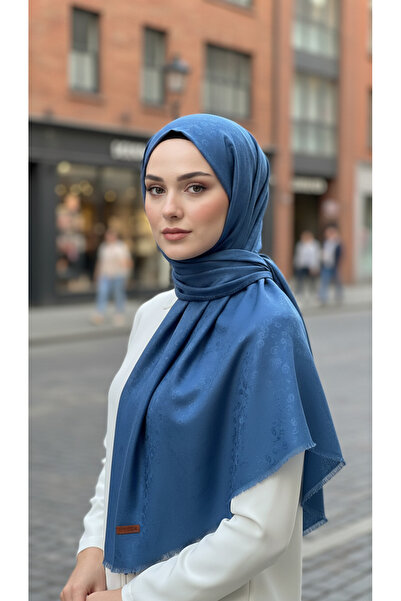 Bonjela Jacquard Floral Print Scarf – Lightweight , Non-Slip , Modern Hijab S...