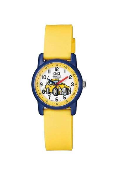 Q&Q ساعة نسائية تناظرية من الراتنج VR41J009Y