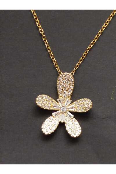 Hisar Steel Orchid Necklace
