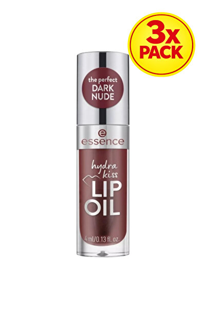 Essence 3x PACK Lip Oil, Hydra Kiss, Mocha Glow 08, Essence, 4 ml