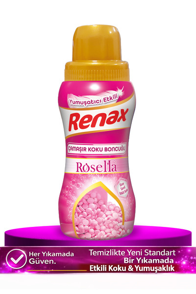 Renax Koku Boncuğu Granül Çamaşır Parfümü & Çamaşır Yumuşatıcı Rosella 250 gr