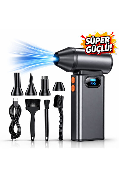 ADR Phone Accessories Şarjlı Hava Üfleyici Turbo Fan Araç Süpürgesi, Laptop &...