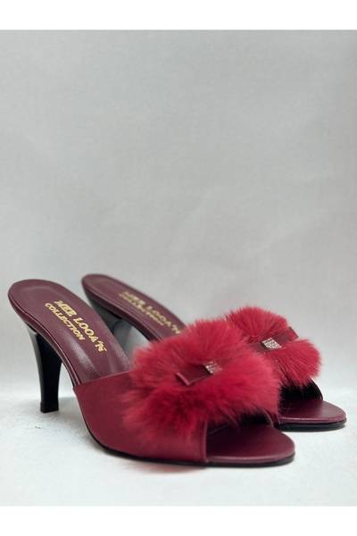 MOD10 Feather bridal drawing slippers