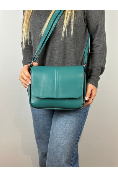 Deribag Genuine Leather , Crisscross Straps ,Daily Bag ,Women's Shoulder Bag ...