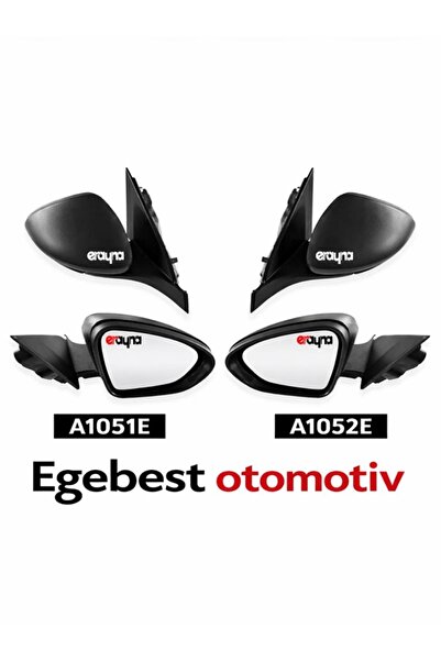 ERAYNA FİAT EGEA 2015>DIŞ DİKİZ AYNA ELEKTİRİK ISITMALI DESENLİ SAĞ- SOL A105...