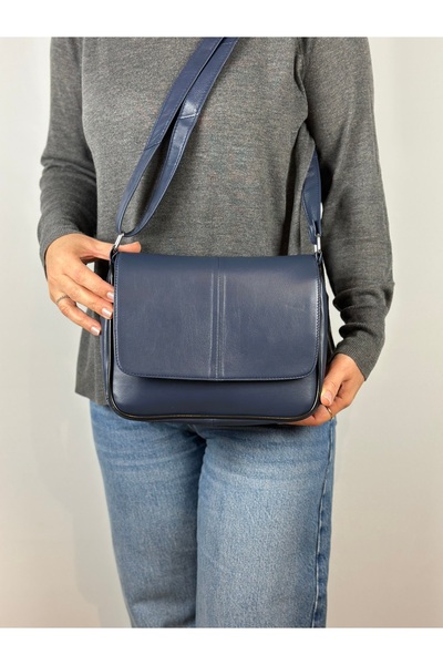 Deribag Genuine Leather , Crisscross Straps , Daily Bag , Women's Shoulder Ba...