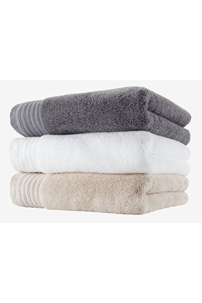 RootRise Sorunda Gold Face Towel Sorunda 50X100 White Kronborg