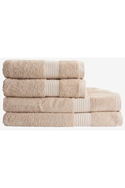 RootRise Karlstad Gold Large Bath Towel Karlstad 70X140 Sand Color Kronborg