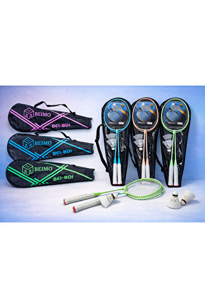 Beimo Badminton Seti Çantalı , Pastel Renkler Kaliteli Badminton Seti , Profe...