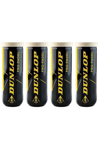 DUNLOP Pro Padel 3'lü 4 Kutu Padel Topu 601552