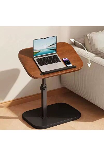 OEM Masuta de cafea reglabila,40x30 cm, cu blat rotativ 360°,Functionalitate ...